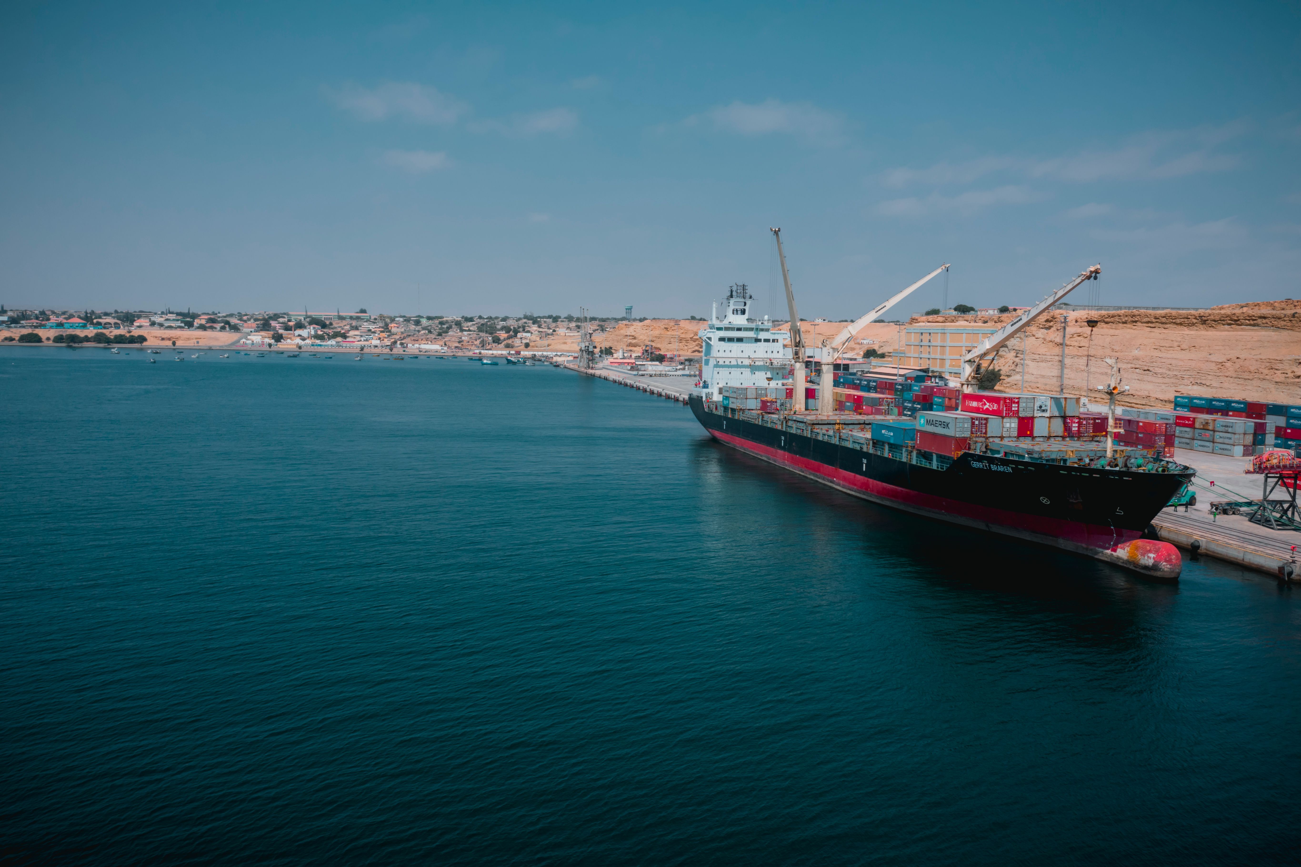 Vessel at Port of Luanda, Angola